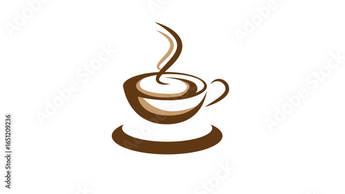 Editable text effect coffee house logo 3d vintage style SVG

