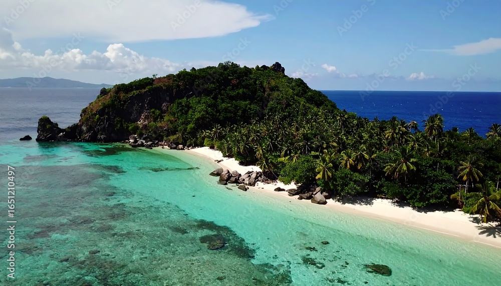 Fototapeta premium Tropical island paradise (6)