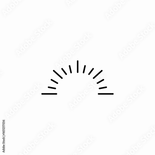 dashboard gauge meter icon sign vector