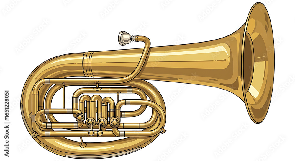 Obraz premium Tuba contrabass horn