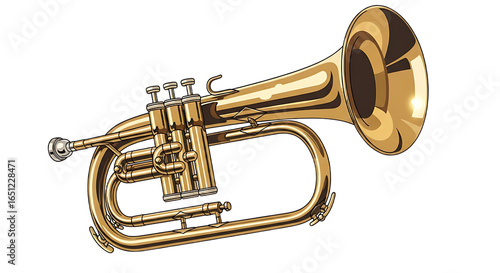 A flugelhorn for jazz music