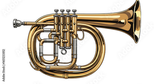A flugelhorn for jazz music