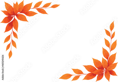 Autumn leaf background | elegant fall foliage design | nature-inspired seasonal template