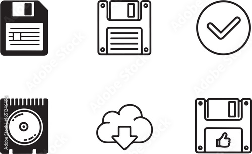 Save Redeem Keep ux ui user interface vector icon. Rescue, Protect, Conserve Web and App icon in flat filled and outline stroke line art