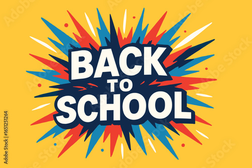 Back to school energy burst | vibrant, engaging education design for all ages