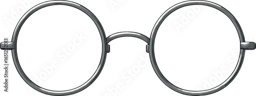 Elegant eyewear design: minimalist round glasses for timeless style and sophistication