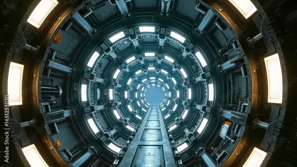 Obraz premium ceiling fan turbine