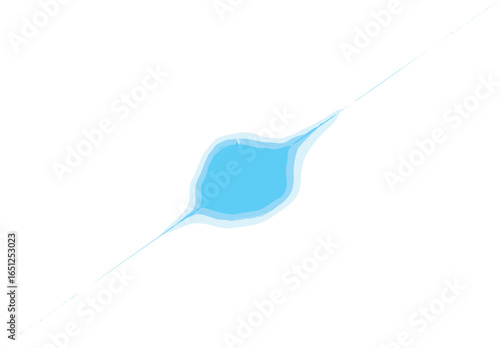 Futuristic blue light streak | dynamic glowing beam, abstract radiance for creative designs