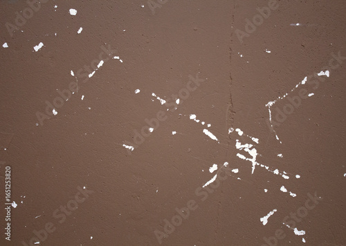 Abstract background of an old battered brown dirty wall