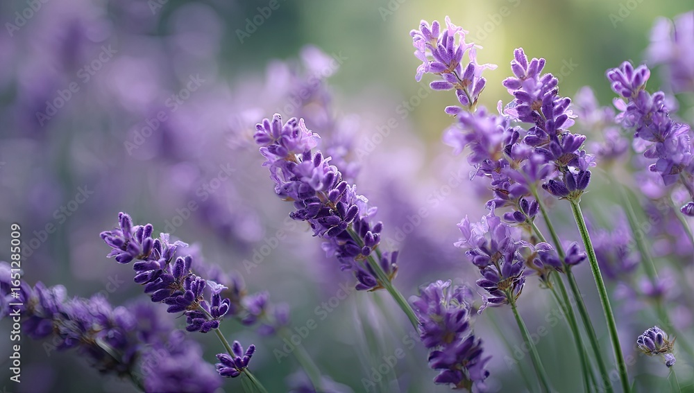 Obraz premium Lavender blossoms in soft light