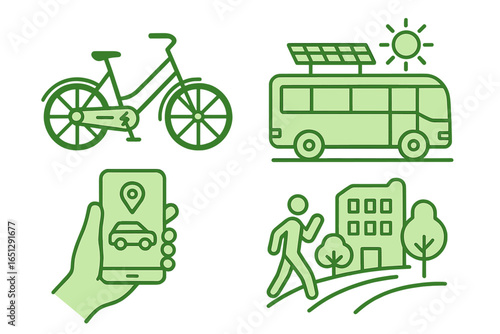 Transportation options for eco-friendly commuting in urban areas