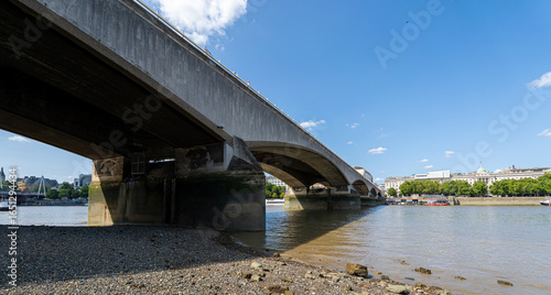Wallpaper Mural London Bridge with Beach and Foreshore on London South Bank Torontodigital.ca