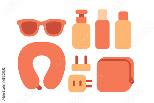 Travel essentials for a comfortable journey and relaxation time