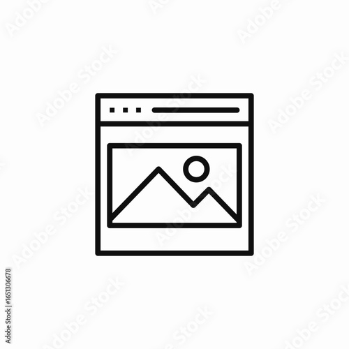 image file picture icon sign vector