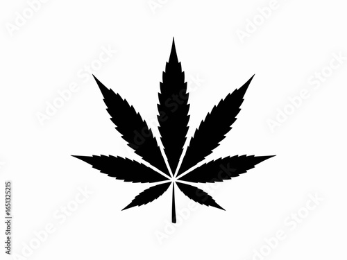 cannabis leaf vector illustration