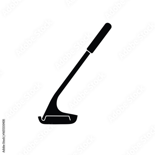 Black garden hoe tool agriculture