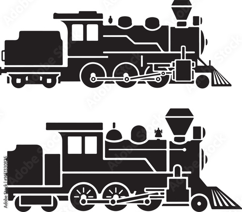 Gardener trimming bushes, black and white vector illustration