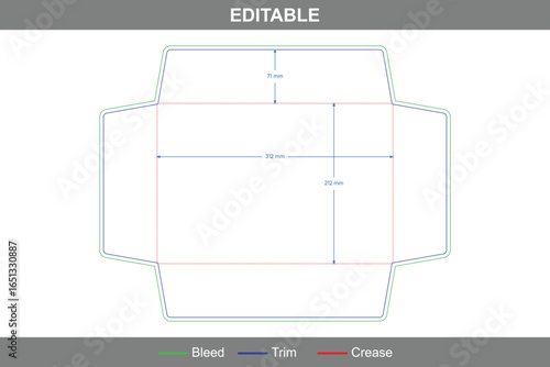 Custom dimensions buffer inserts dieline with clean die line, structured box dieline, and secure dieline packaging for impact-resistant product support