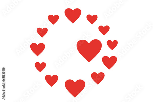 This collection features a diverse range of hearts