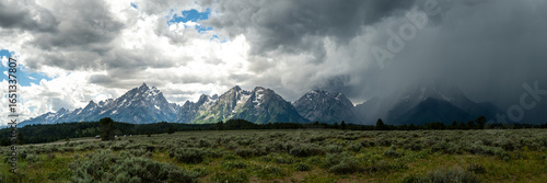 Storm Clouds Pass Along the Teton Range