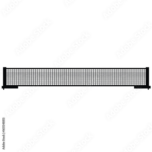 Black net for sports equipment game