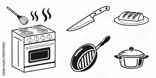 Kitchen appliances and utensils