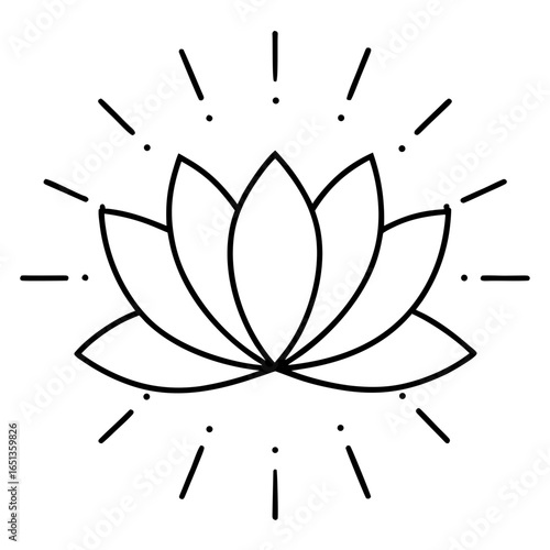 Radiant Golden Lotus Flower Glows Again