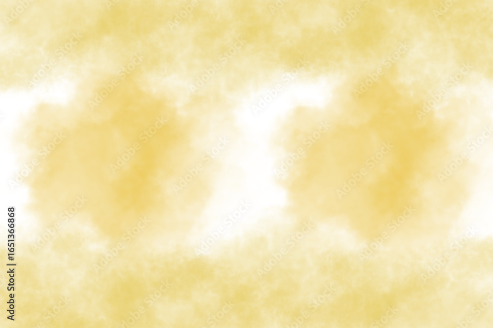 Obraz premium Yellow Watercolor Cloud Texture