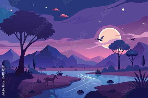 Vast Desert Plateau with Wind Shaped Rock Towers