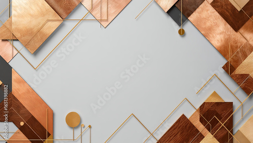wooden frame on wooden wall