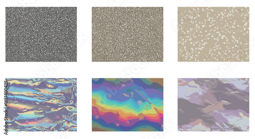 Sparkling Glitter Textures Abstract Festive Backgrounds Isolated on Transparent Background