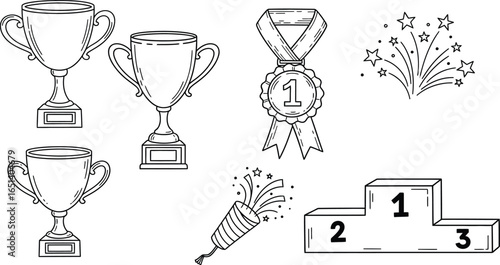 Icons of Winning: Trophies, Medals, and Celebration