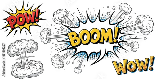 Comic Book Style Sound Effects Collection