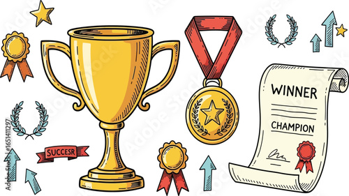 Celebrating Success: Trophies, Ribbons, and More