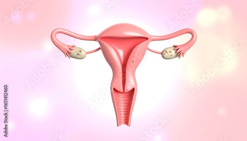 Female reproductive system anatomy