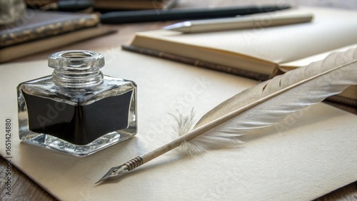 quill and inkwell