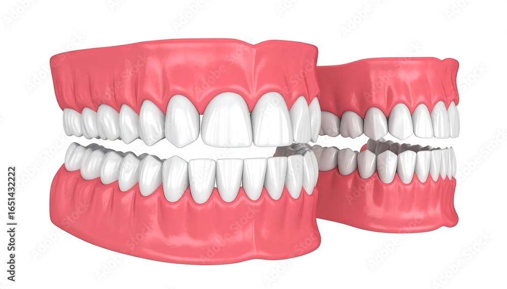 Fototapeta premium Healthy Human Teeth Model.
