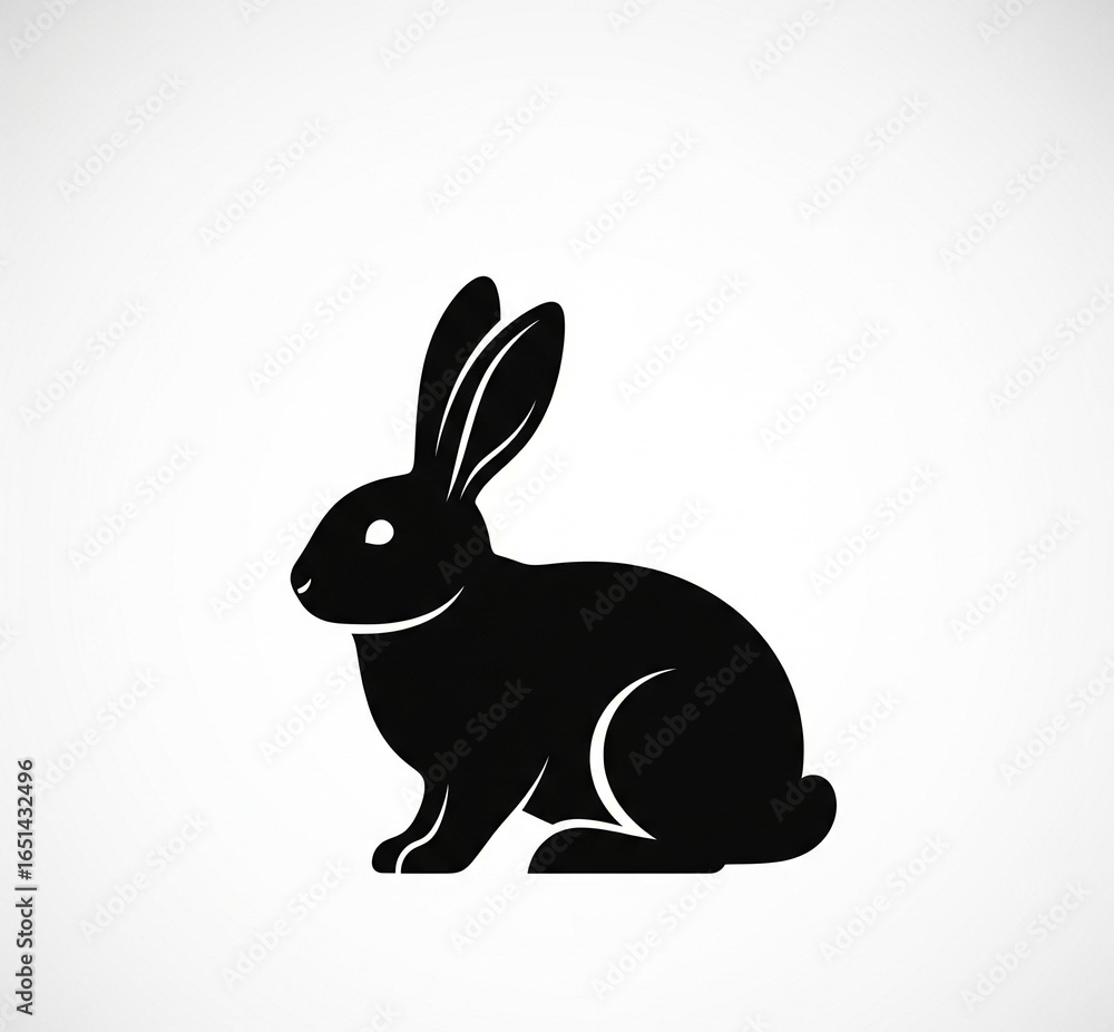 Fototapeta premium vector illustration of a rabbit