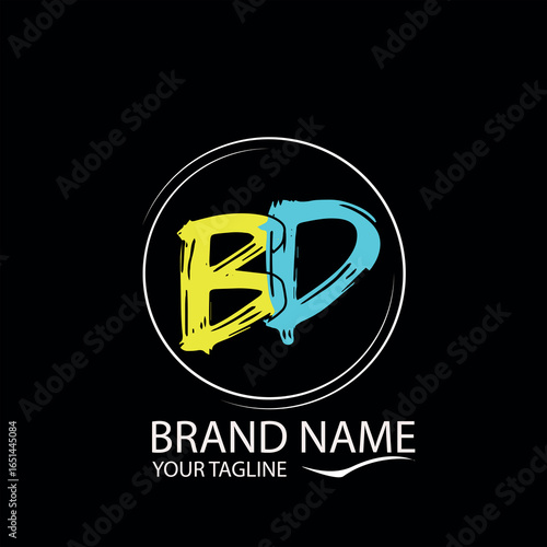 BD MODERN CLASSIC COOL LOGO DESIGN