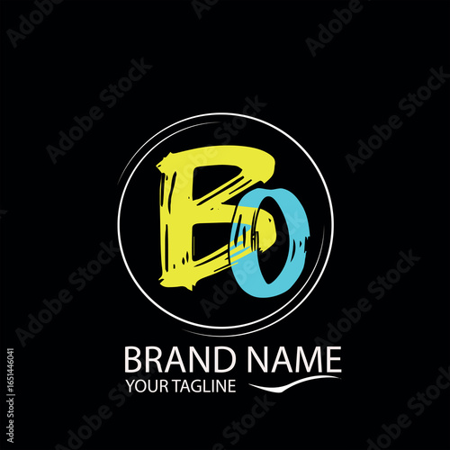 BO MODERN CLASSIC COOL LOGO DESIGN