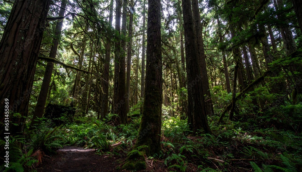 Fototapeta premium Dense forest canopy (1)