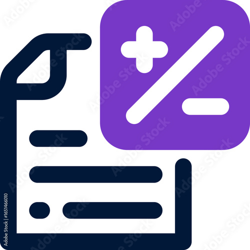 accounting duotone icon. Sleek and modern vector icon for websites, mobile apps, marketing materials, and corporate design. Fully scalable and ready to use.