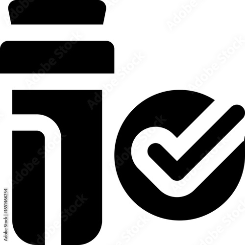 sample glyph icon. Strong and solid vector icon for websites, mobile interfaces, presentations, and visual branding. High quality and easy to edit.