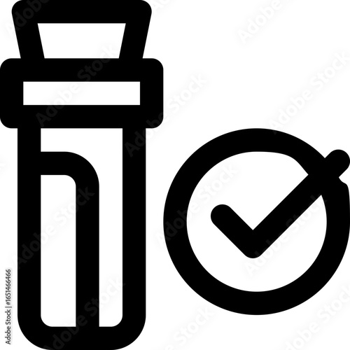 sample line icon. Clean and minimalist vector icon for websites, mobile apps, presentations, and logos. Fully scalable and customizable for any project.