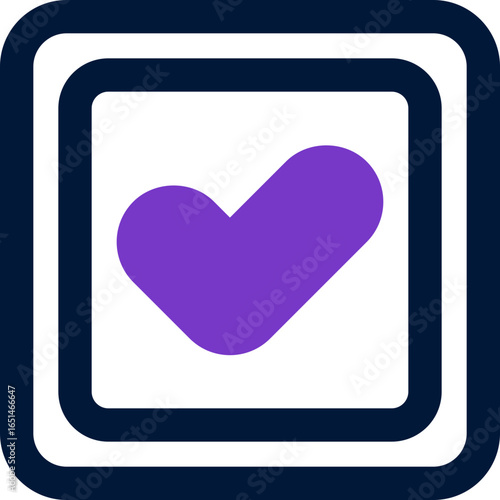 correct duotone icon. Sleek and modern vector icon for websites, mobile apps, marketing materials, and corporate design. Fully scalable and ready to use.