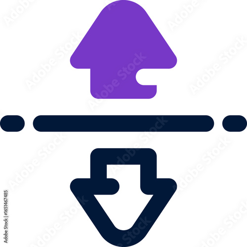 scroll duotone icon. Sleek and modern vector icon for websites, mobile apps, marketing materials, and corporate design. Fully scalable and ready to use.