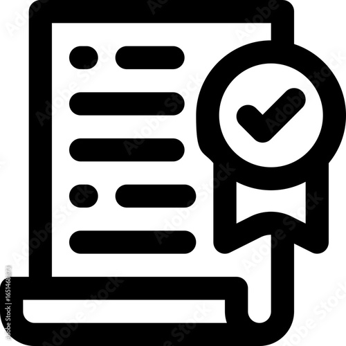 award line icon. Clean and minimalist vector icon for websites, mobile apps, presentations, and logos. Fully scalable and customizable for any project.