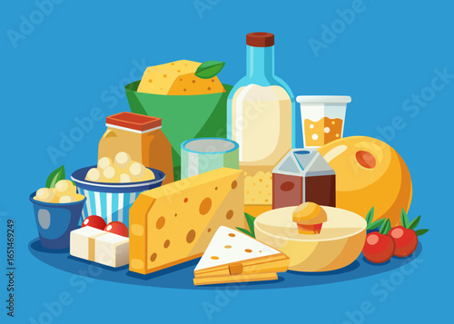 Vector Cheese – Dairy, Snacks, and Culinary Design