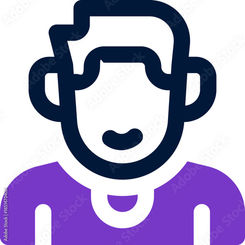 student duotone icon. Sleek and modern vector icon for websites, mobile apps, marketing materials, and corporate design. Fully scalable and ready to use.