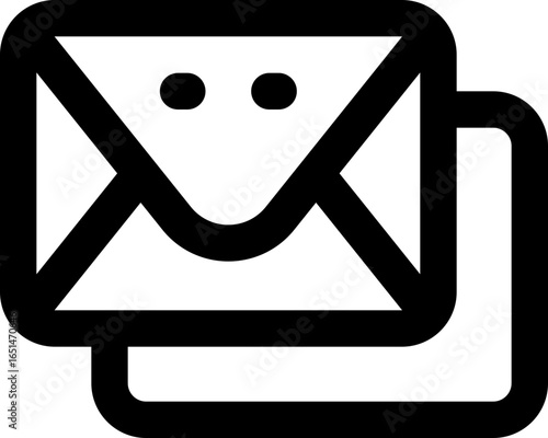 email line icon. Clean and minimalist vector icon for websites, mobile apps, presentations, and logos. Fully scalable and customizable for any project.